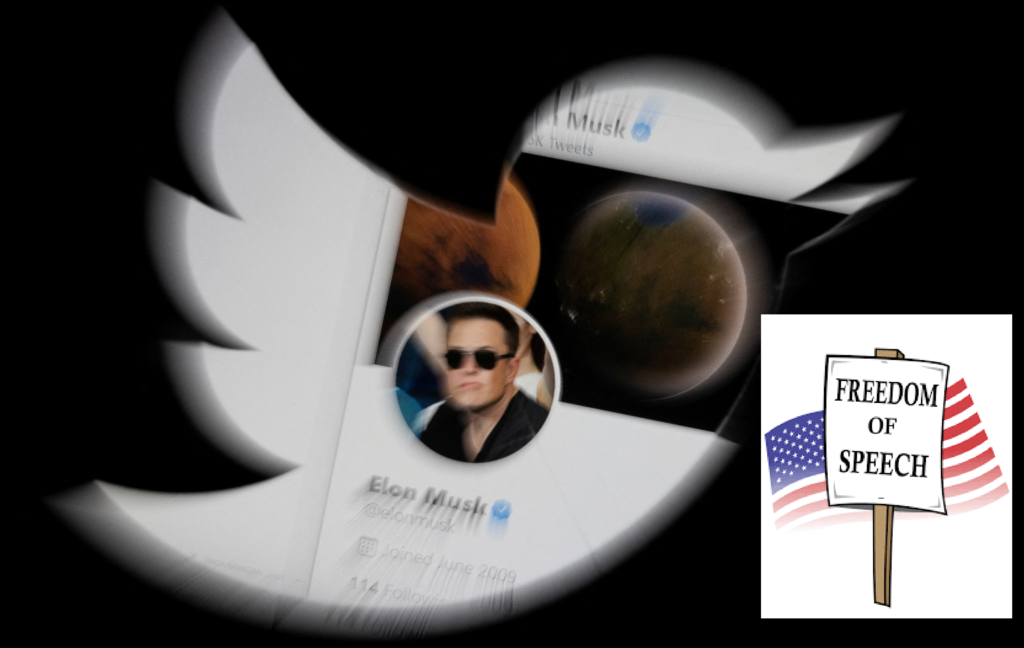 elon musk freedom of speech for twitter